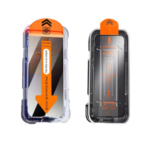 Rimozione della polvere Easyapp HD trasparente 0.33mm Anti-Spy protezione dello <span class=keywords><strong>schermo</strong></span> in vetro temperato per <span class=keywords><strong>iPhone</strong></span> 16 15 14 13 <span class=keywords><strong>12</strong></span> 11 Pro Max XR - Product Image 1