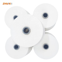 Fil à tricoter Premium Compact-Siro Spinning 30S T/Combed Cotton/W/R 35/25/25/15, mélange de fils ultra-doux, anti-boulochage