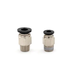 3d Printer Onderdelen PC4-M6 PC4-01 PC4-M5 Snel Aansluiten Pijp Rechte Slang 4Mm Ptfe Buis Connector Koppeling Snelle Pneumatische Connector