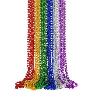 Kalung manik-manik warna-warni 33 inci untuk dekorasi pesta ulang tahun Hari Mardi Gras Patrick dan hadiah untuk Hari Ibu - Product Image 1