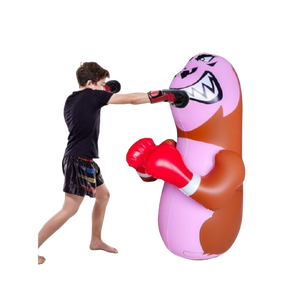 Vui vẻ <span class=keywords><strong>Inflatable</strong></span> khủng long đấm túi cho trẻ em hoàn hảo cho trong nhà chơi ngoài trời tập thể dục và hoạt động vui vẻ - Product Image 1