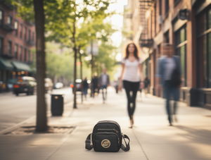Borsa a Tracolla in Nylon per Donna, Colore Unico, Chiusura con Zip, Uso Quotidiano, Per Tutte le Stagioni - Product Image 2