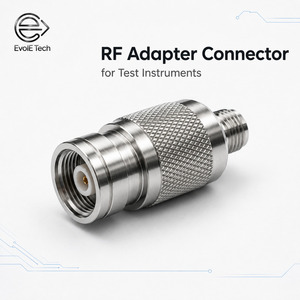 Adaptateur coaxial RF de type N SMA EvolE Tech EVOL-123, connecteur 50 Ohm DC-18GHz à faible perte d'insertion, en alliage métallique, pour instruments de test RF - Product Image 6
