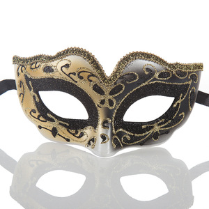 Masque de Soirée Mystérieux Vénitien Scintillant pour Enfant et Adolescente – Accessoire de Costume pour Halloween, Bal de Promo, Soirée ou Bar - Product Image 2
