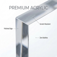 Meilleure feuille acrylique avec feuille acrylique en gros de haute qualité feuille pmma/plexiglas taille personnalisée