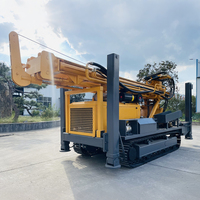 Foreuse rotative sur chenilles tout-terrain JDT JDQZ-1000 à moteur diesel Cummins, certifiée CE, pour puits d'eau, profondeur maximale 1000m, avec pompe et moteur