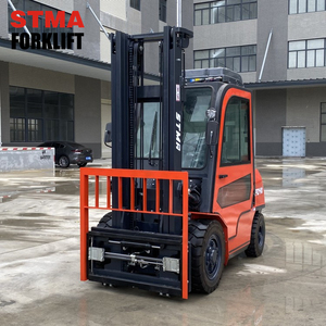STMA3トン倉庫フォークリフトキャビン4000kgダブルマスト付きディーゼルフォークリフト