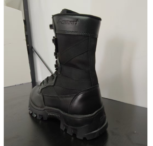 Botas de Cuero Negras TSB05 3, Botas de Senderismo Duraderas Antideslizantes de Cuero Genuino para Hombre - Product Image 4