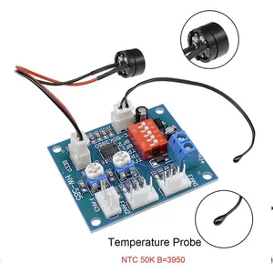 12V 4-wdc ire PWM PC CPU Fan Nhiệt độ điều khiển tốc độ điều khiển mô-đun làm mát tự động nhiệt độ cao báo động