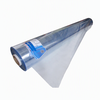 Rouleau de film PVC transparent normal, feuille de plastique flexible transparente, film PVC transparent multi-usages pour l'emballage et la décoration