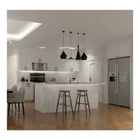 Ustom-armarios de cocina de aluminio, fabricante de muebles