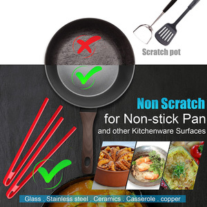 Pinces à <span class=keywords><strong>pain</strong></span> en <span class=keywords><strong>silicone</strong></span> de qualité alimentaire, résistantes à la chaleur, multi-usages pour la cuisine, le barbecue et le service - Product Image 4