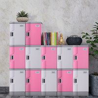 Casiers en plastique ABS Toppla avec serrure électronique/clé, montage facile, design moderne, écologiques, étanches, capacité de plus de 156 lb pour les écoles
