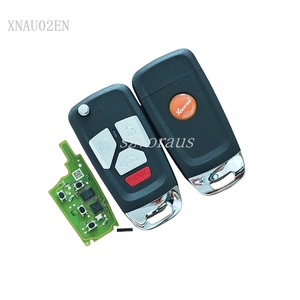 Xhorse Xnau02en VVVDI Không Dây Phổ Từ Xa <span class=keywords><strong>Key</strong></span> 4-Nút Cho <span class=keywords><strong>Audi</strong></span> Lật Chìa Khóa Xe Cho Vvdi2 VVDI Công Cụ Chìa Khóa Tiếng Anh Phiên Bản - Product Image 1