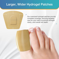 Patchs de gel antifongiques jetables pour ongles, autocollants réparateurs pour ongles, prévention des infections fongiques