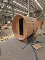 Ruang Sauna Uap Model Jendela Datar dengan Kaca Transparan untuk Peningkatan Jangkauan Sinyal Seluler di Luar Ruangan, Cocok untuk Mandi di Tepi Pohon, Serangan THAAD