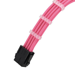 Cavo di prolunga di alimentazione del telaio atx cavo ad arco in rete intrecciata in Nylon set di 4 pezzi di cavo in rame stagnato 18AWG - Product Image 4