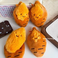 Xiaohongshu Pendentif porte-clés en peluche réaliste Patate douce rôtie au miel, Breloque Légume-Fruit, 5-7 ans, Yiwu