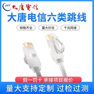 Câble réseau Cat6 Datang Telecom, conducteur torsadé 8 brins 24 AWG pour cordon de raccordement Ethernet Gigabit - Product Image 5