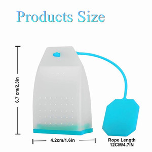 Reusable Tea Filter Strainer Food Grade <b>Silicone</b> Tea Bags for Loose Tea - Product Image 3