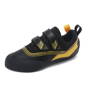 Zapatos de Senderismo Unisex Naranja Sintético con Cierres de Velcro Negros, Punta Cerrada, Suela de Goma, para Todas las Estaciones, Uso en Exteriores - Product Image 2