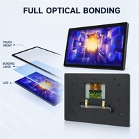 Module d'affichage tactile optique collé par transfert thermique de 21,5 pouces, 1920 x 1080, 500 nits, LVDS AG80 pour l'intégration de kiosques publicitaires en libre-service