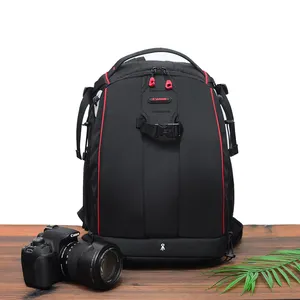 Large Capacity Camera Case Photography Backpack With 15in Laptop Compartment Rain Cover For Men Women Photographer