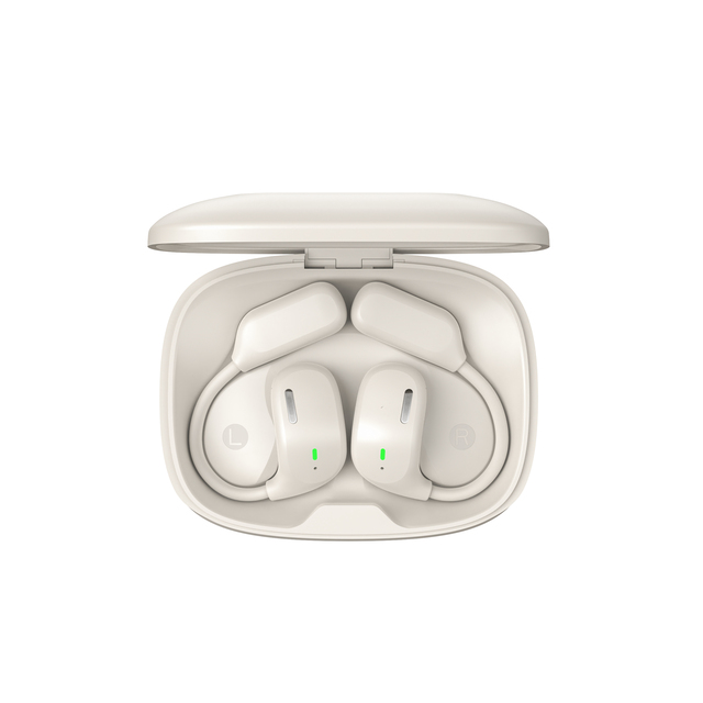 In-Ear Sports Headphones: Flexible Ear Wings, 40dB Wind Noise Reduction, 30H Battery, IPX5 Sweatproof