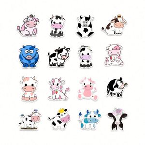 Pegatinas Personalizadas de Vinilo, Impresión de Pegatinas Troqueladas, Adhesivas, Impermeables, con Logotipo de Empresa, de PVC Transparente, con Diseño de Dibujos Animados - Product Image 1