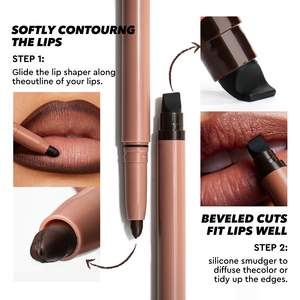 Crayon à lèvres brun foncé à haute pigmentation, fini mat crémeux, longue tenue, imperméable, marque privée, crayon à lèvres vegan - Product Image 6