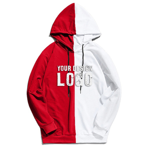 Sweat à capuche homme de haute qualité, style patchwork, coupe ajustée et décontractée, pour le streetwear, le hip-hop, la gym, le jogging et le sport, effet délavé - Product Image 2