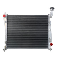 GTGMOTO 3-Reihen Aluminium-Kühler für 2011-2021 Jeep Grand Cherokee/Dodge Durango 3.6 5.7L