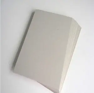 Papel de embalagem de produtos por atacado e impressão de logotipo em papelão cinza