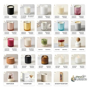 Custom logo and Packaging Organic Soy Wax Customised Glass Jar Aromatic <strong>Scented</strong> Bougie <strong>Candles</strong> <strong>Gift</strong> <strong>Set</strong> for Home Fragrance - Product Image 4