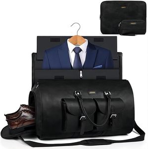 Free sample <b>Travel</b> <b>Garment</b> <b>Bag</b> Large <b>Travel</b> Suit <b>Bag</b> Wrinkle Free Carry on Hanging Clothes Business Foldable <b>Travel</b> <b>Bag</b> - Product Image 3