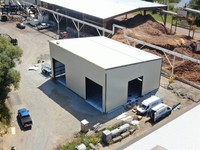 Edificio de Estructura de Acero, Fábrica de Estructuras Metálicas, Taller, Panel Sándwich Prefabricado, Fabricación de Acero Estructural