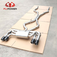 Pour BMW X5M X6M F85 F86 4.4T ÉCHAPPEMENT CATBACK 2015-2019 TUYAU DE SILENCIEUX