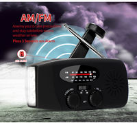 Lámpara de Lectura Solar con Manivela, Precio de Fábrica, Resistente al Agua IPX3, Radio de Supervivencia, Kit para Cortes de Energía