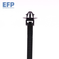 Attaches de câbles de voiture en nylon noir, 10 pièces, révolutionnent la fixation rapide des sangles zippées pour tous les véhicules, attaches de câbles robustes, clips de fixation