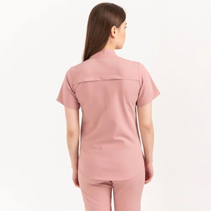 Ensembles d'uniformes médicaux personnalisés pour hommes avec tissu tissé à détection d'aiguilles pour blouses d'infirmiers en gros - Product Image 3
