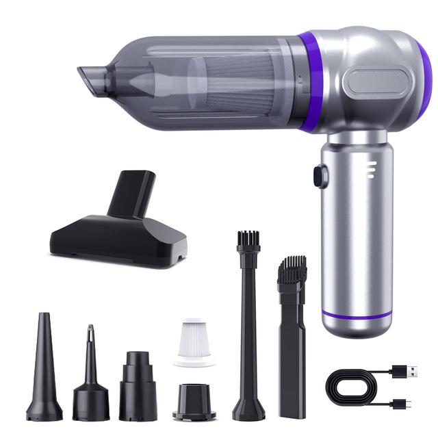 4-in-1 Multi-Functional Cordless Vacuum Cleaner, Brushless Handheld Strong Suction Car and Home Use