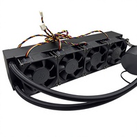 Refroidisseur liquide pour processeur haute performance à 4 ventilateurs avec grand radiateur pour PC haute puissance, station de travail, serveur et configurations informatiques haut de gamme