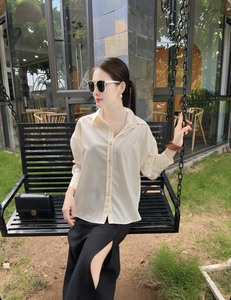 Women's <b>shirt</b> Summer New Decoration Long Sleeved Custom Color <b>Shirt</b> Top Women's <b>Shirt</b> For Sale - Product Image 3