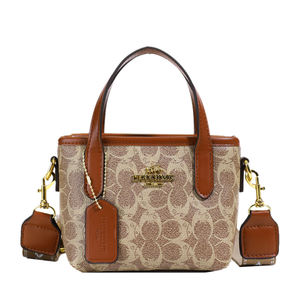 Bolso Bandolera de Alta Gama para Mujer, Bolso de Mano Pequeño Informal con Cierre y Estampado Geométrico, Forro de Poliéster - Product Image 3