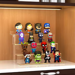 Présentoir en acrylique à plusieurs niveaux, support transparent transparent pour figurines d'<span class=keywords><strong>action</strong></span> à collectionner, <span class=keywords><strong>organisateur</strong></span> de <span class=keywords><strong>bijoux</strong></span> de parfum cosmétique - Product Image 2