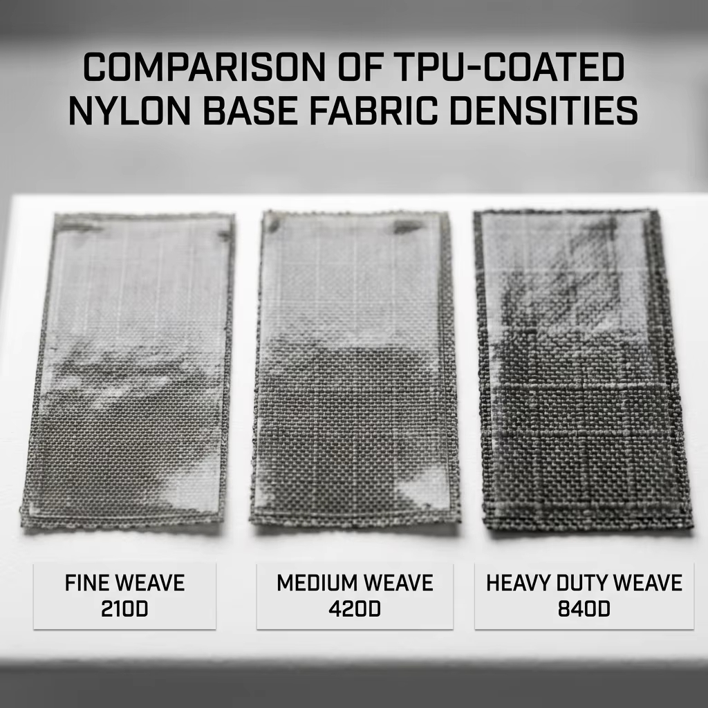 Heat Weldable TPU Coated Fabric 210D 420D 840D Hydrolysis Resistant Airtight Nylon Packraft Fabric For Inflatable Boat