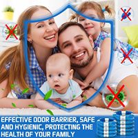 Odeur Preuve Compatible avec Genie Tommee Angelcare Cassette Nappy Disposal Recharge Liners Fresh Scent Diaper Genie Sail Refill Bag