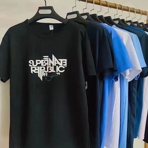 2023 <span class=keywords><strong>Hot</strong></span> Factory Direkt verkauf Herren T-Shirt 100% Baumwolle <span class=keywords><strong>Oem</strong></span> Designs Brief gedruckt Casual Shirts für Herren - Product Image 6