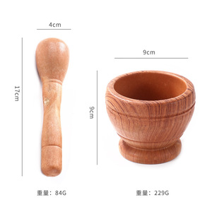 Presse-ail en PP à motif bois et <span class=keywords><strong>pierre</strong></span> ; Vente en gros d'ustensiles de cuisine, <span class=keywords><strong>mortier</strong></span> à ail, pilon à herbes, moulin à grains - Product Image 1