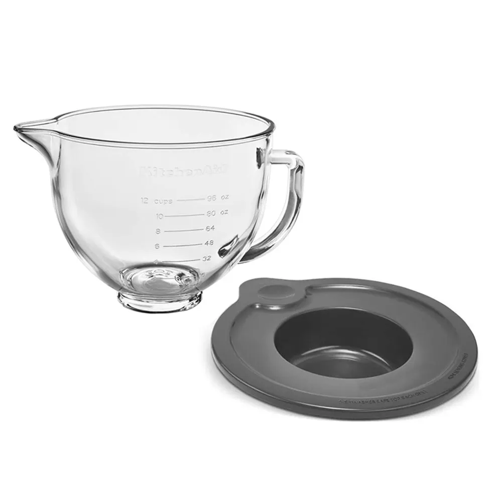 Piezas de repuesto con boquilla de vertedor para cocina, soporte de cabeza inclinable para mezcladores, K5GB, KSM5GB, 5 Quart, cubierta gris transparente